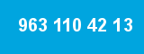 963 110 42 13 963 110 42 13
